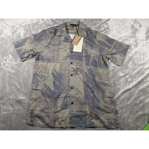 NWT Thrills Button‎ Up Shirt Mens Medium/Casual/Lightweight Rayon/Tencel/Linen